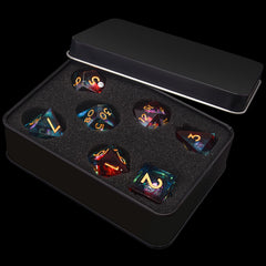 AUSTOR storage box keeps dice organized and protected