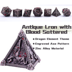 AUSTOR zinc alloy metal DND dice offer smooth rolls.