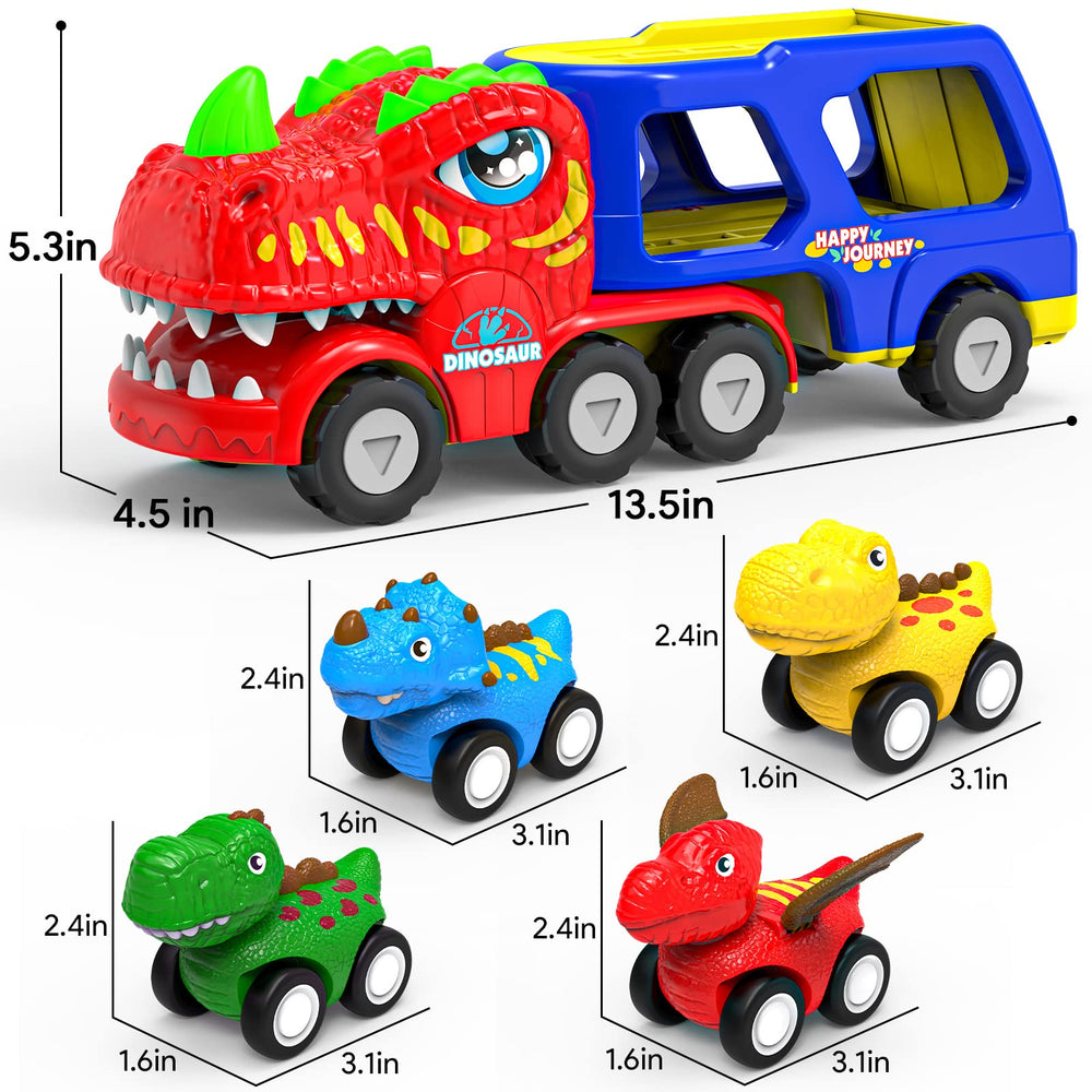 AUTGA mini dino Pterosaur car ready for quick pull-back action.