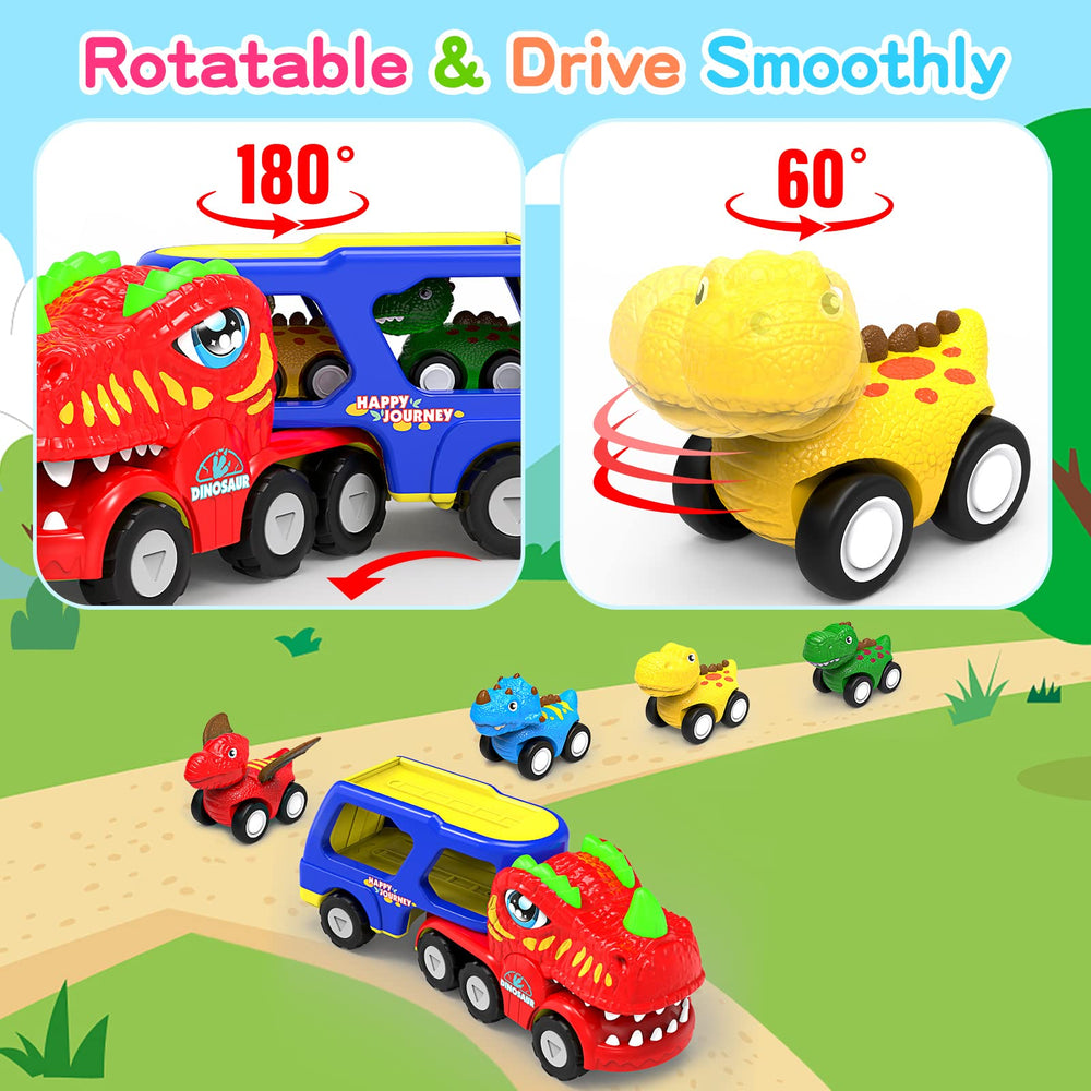 AUTGA mini dino Stegosaurus car designed for hands-on fun.