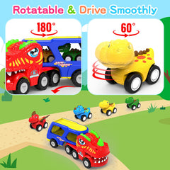 AUTGA mini dino Stegosaurus car designed for hands-on fun.