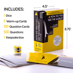 Closeup of Authentic Agility card design with clear prompts for easy use.