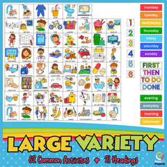 Autism & Prosperity home use visuals simplify morning and bedtime routines