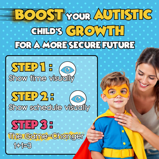 Autism & Prosperity visual timer in action helps smooth transitions and focus