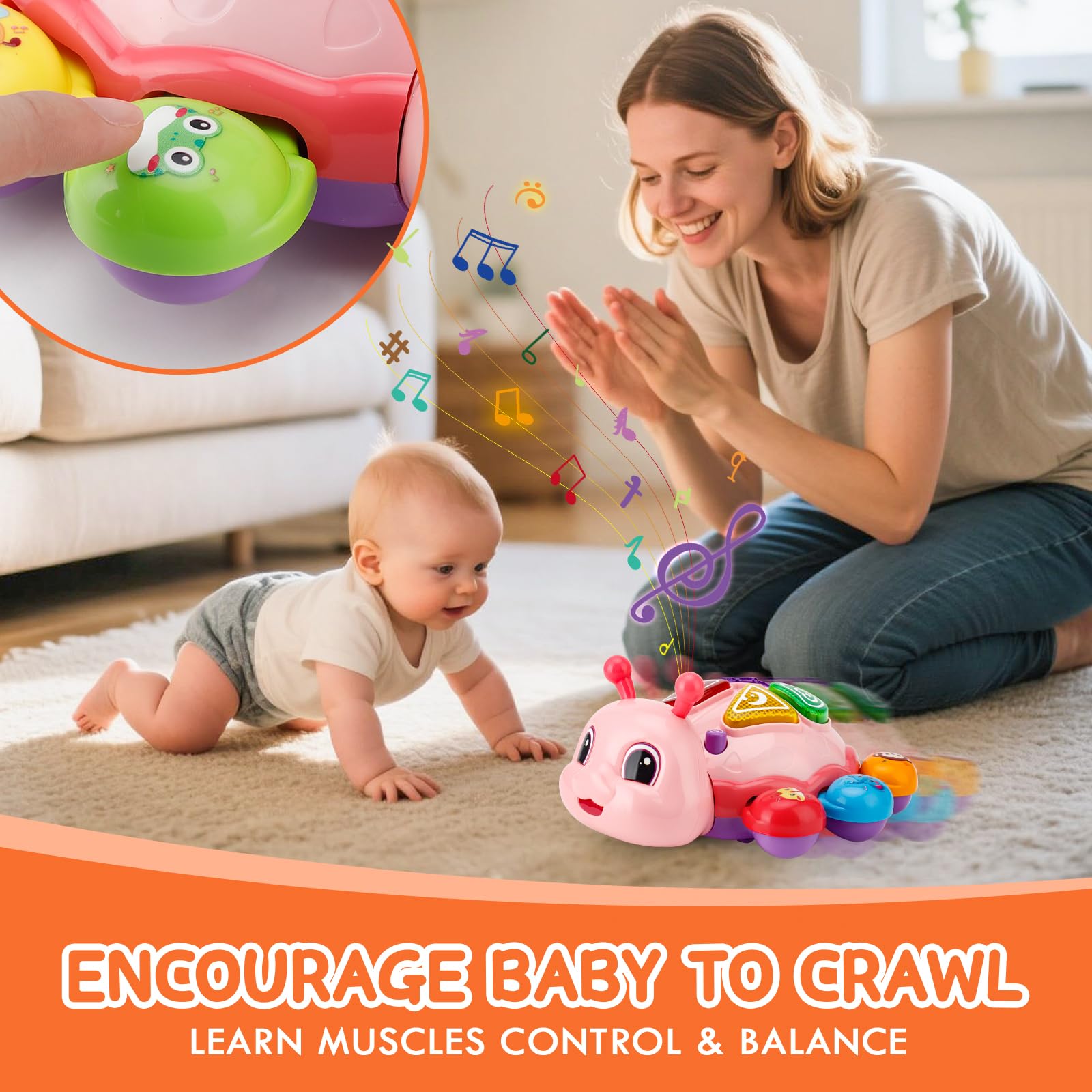 AUUGUU bilingual shapes and sounds beetle supports language learning.