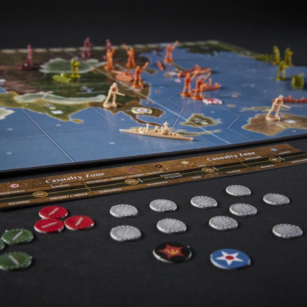 Avalon Hill Axis 1941 game in play captures dynamic head-to-head battles.