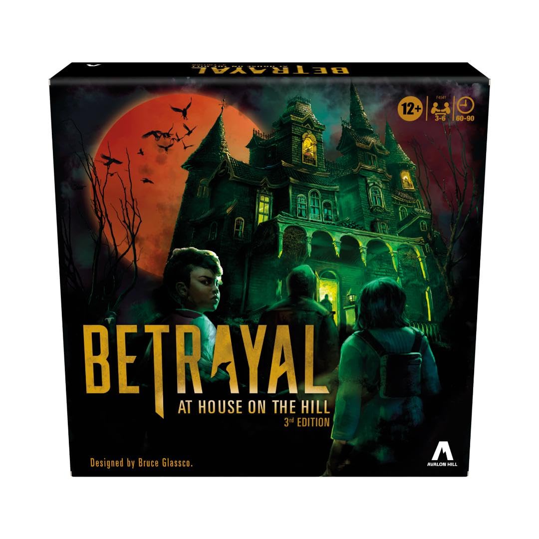 Avalon Hill Betrayal gameboard shows modular setup for varied play sessions