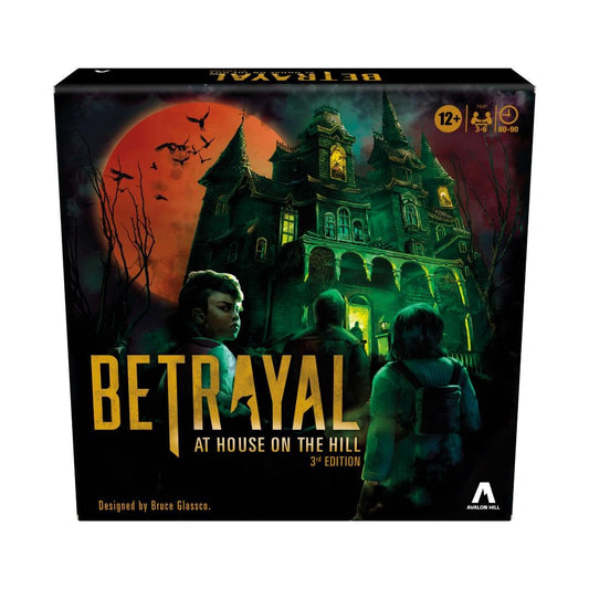 Avalon Hill Betrayal gameboard shows modular setup for varied play sessions