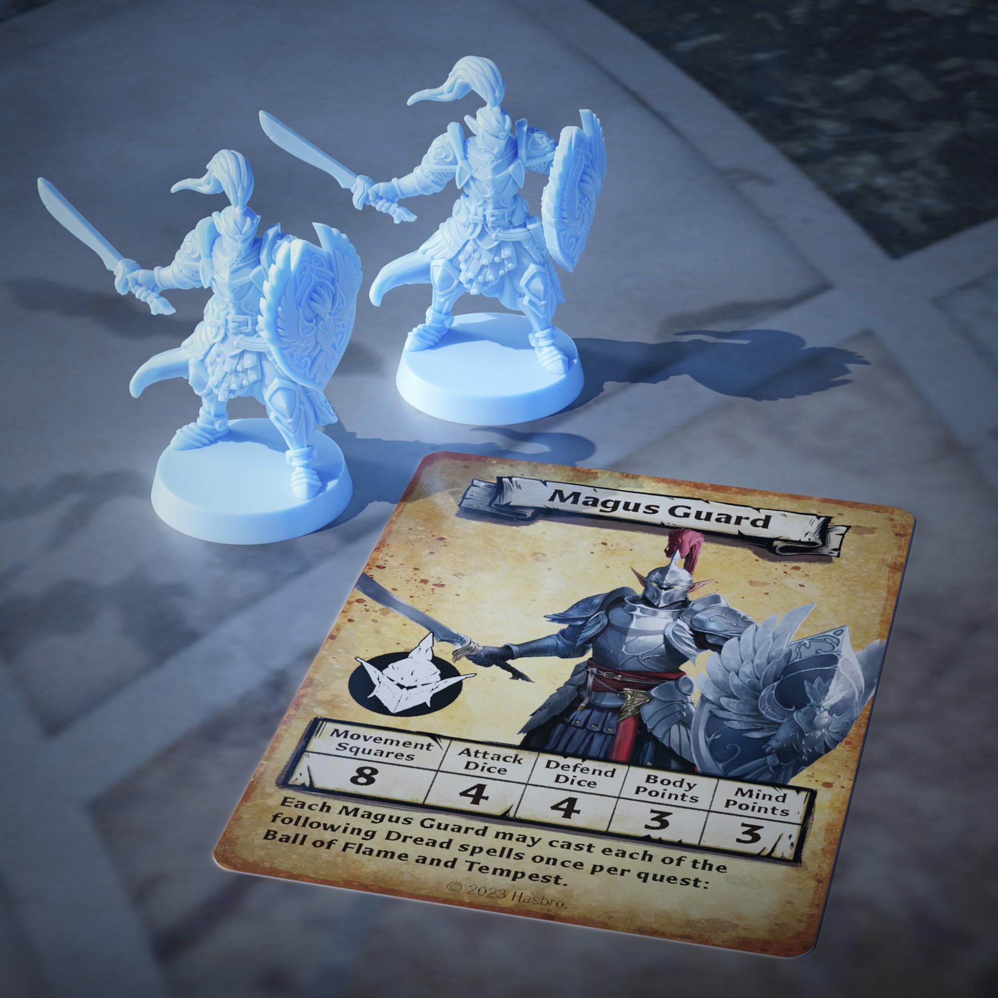 Avalon Hill Dread Cultists miniature for ominous encounters.
