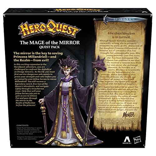 Avalon Hill HeroQuest evil archmage miniature captures a fearsome antagonist