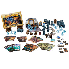 Avalon Hill HeroQuest full-color tiles show vibrant dungeon layouts