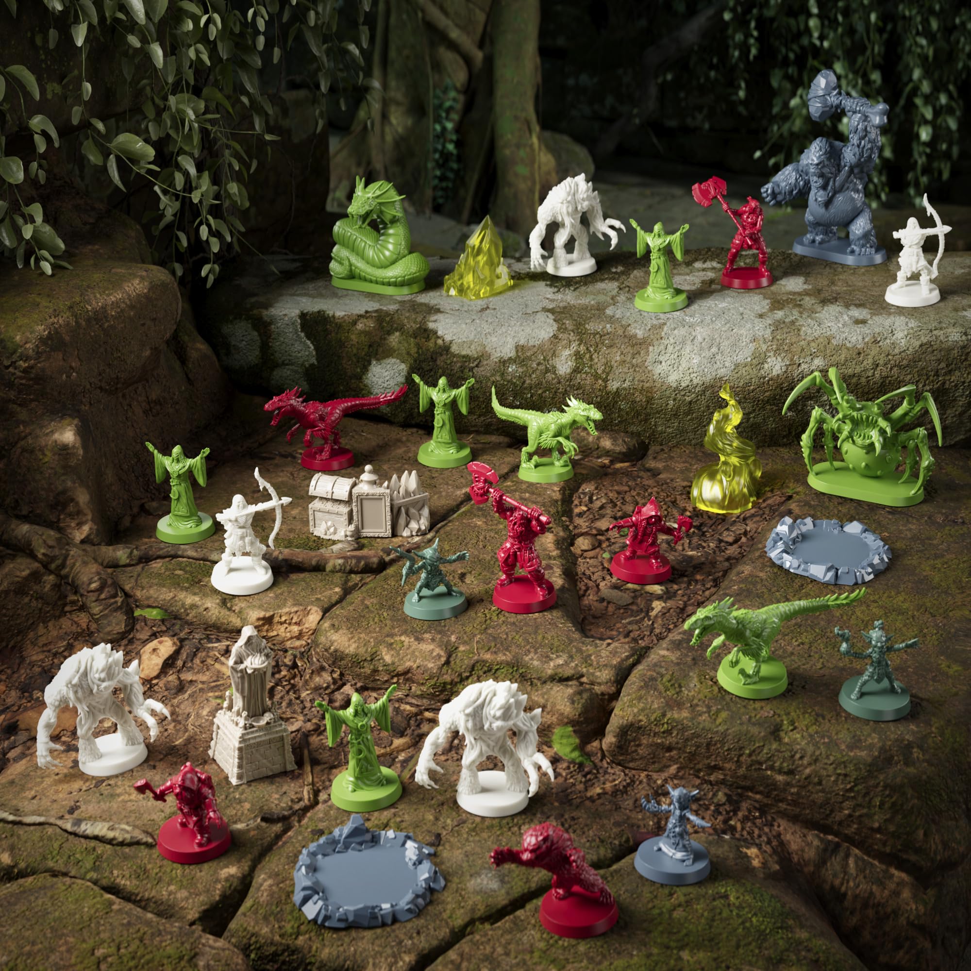 Avalon Hill HeroQuest Jungles Delthrak explorer hero miniature for flexible party roles.