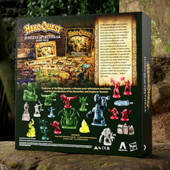 Avalon Hill HeroQuest Jungles Delthrak serpent miniature for tense ambush scenes.