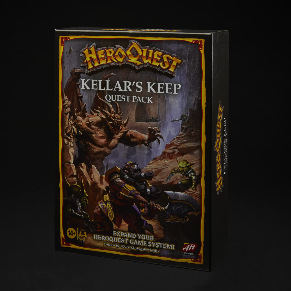 Avalon Hill HeroQuest Kellar's Keep artifact cards add relics and strategic options.