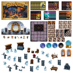 Avalon Hill HeroQuest quest book highlights the 10 adventures in this expansion