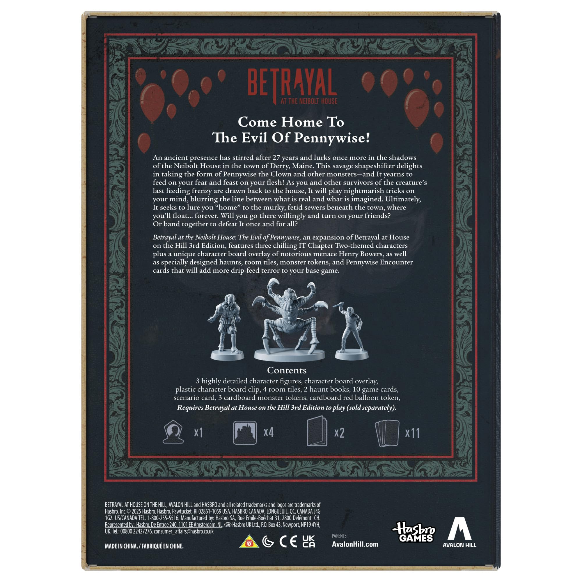 Avalon Hill It Chapter Two inspired haunts heighten suspenseful storytelling.