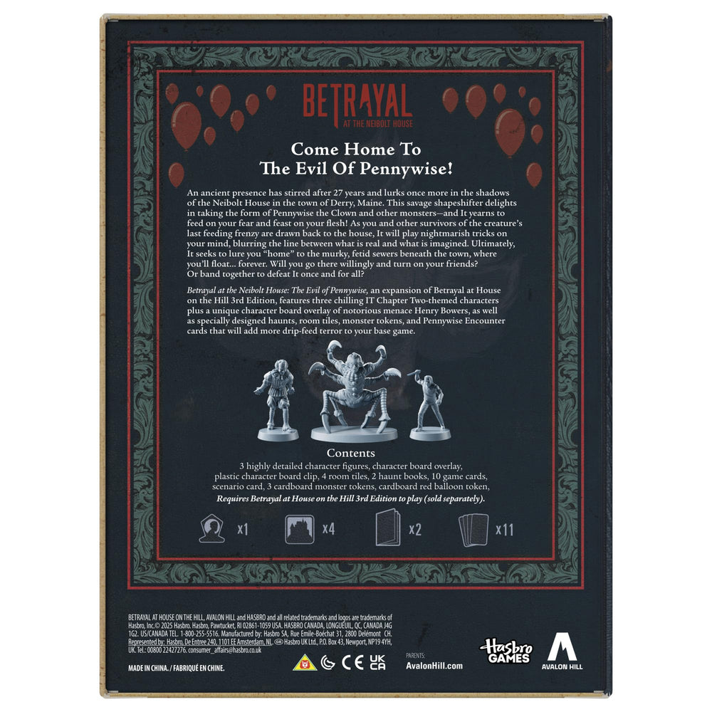 Avalon Hill It Chapter Two inspired haunts heighten suspenseful storytelling.
