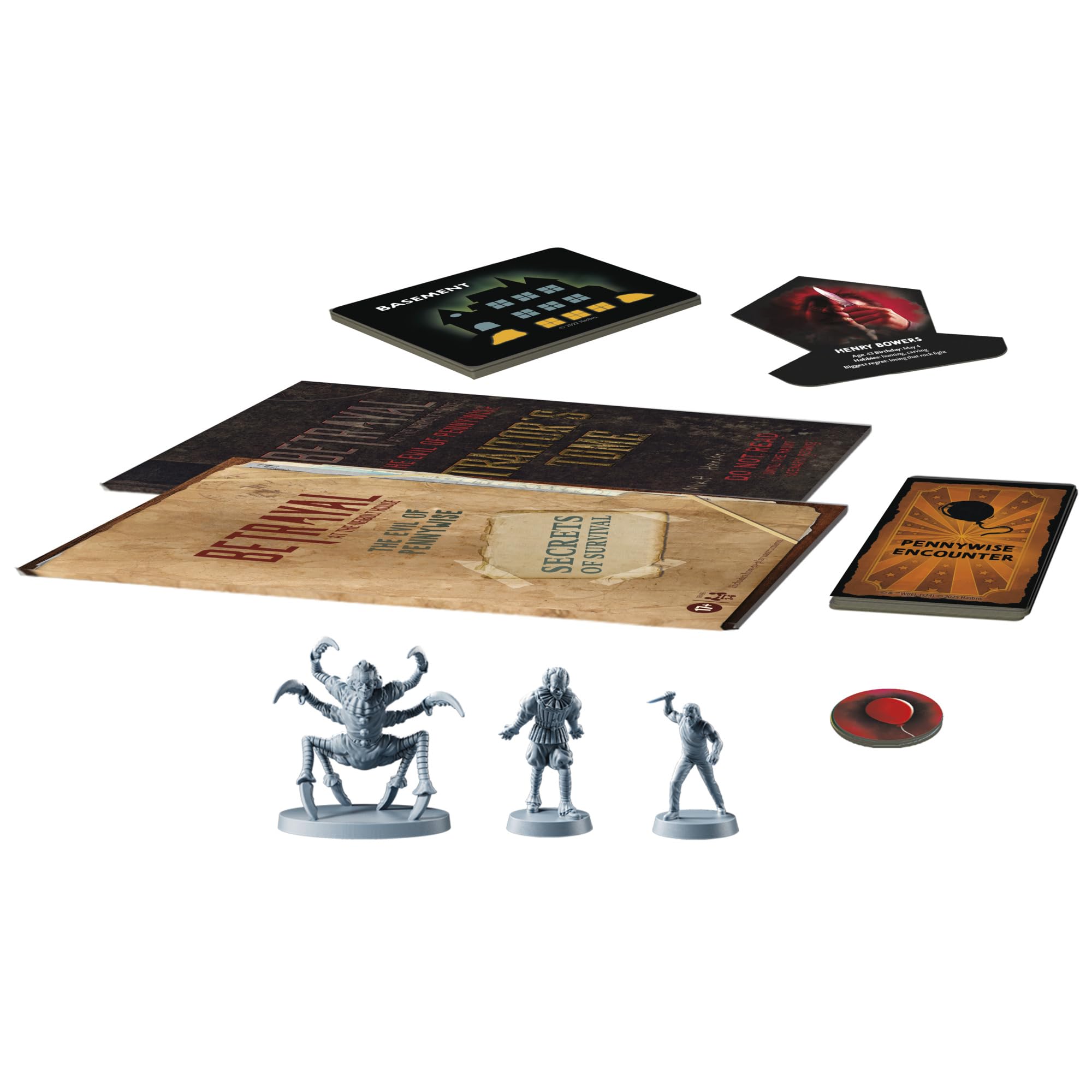 Avalon Hill Pennywise encounter cards introduce unpredictable twists.