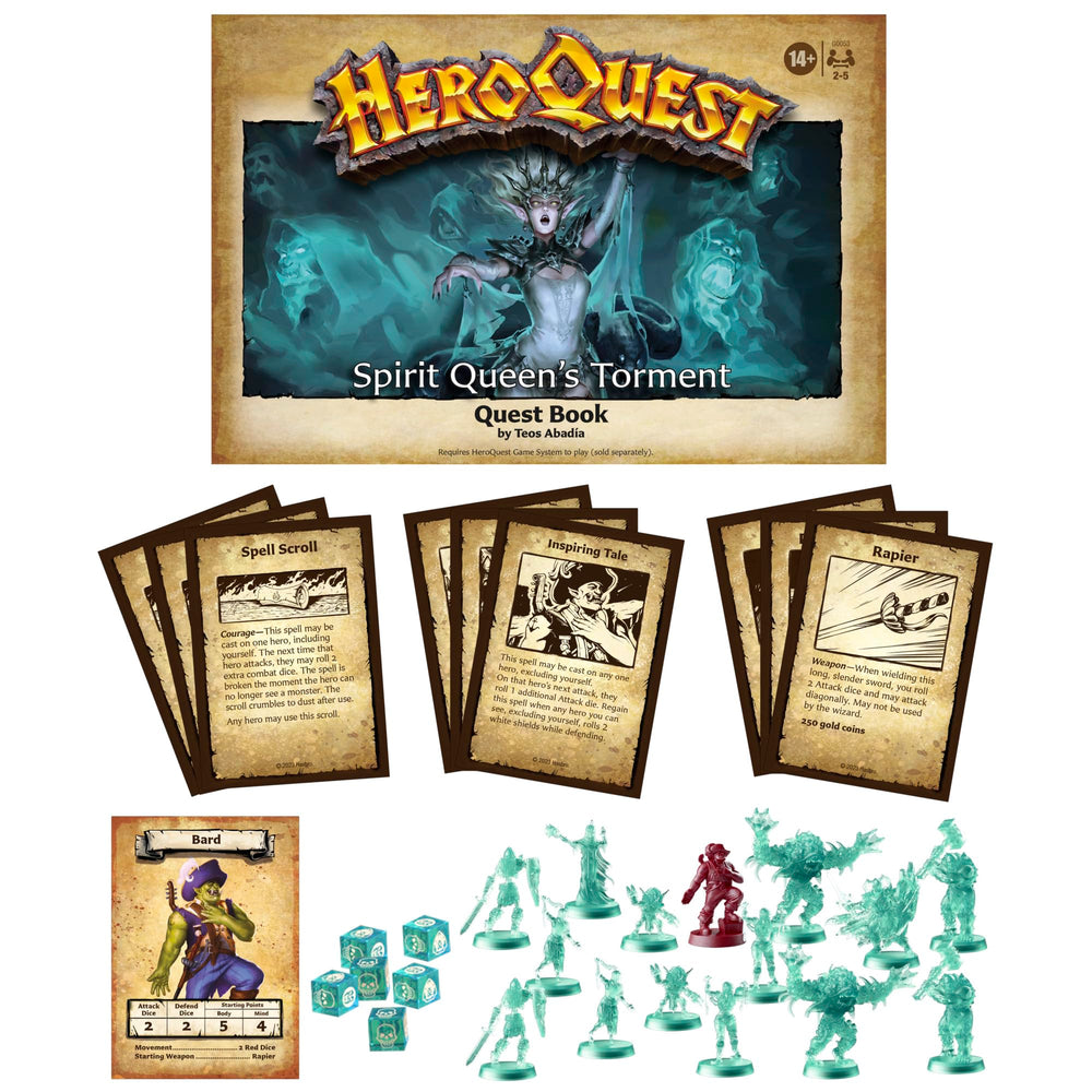 Avalon Hill Spirit Queen's Torment Spirit Queen miniature ideal for challenging encounters.