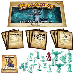 Avalon Hill Spirit Queen's Torment Wyvern Keep art sets mood and setting.