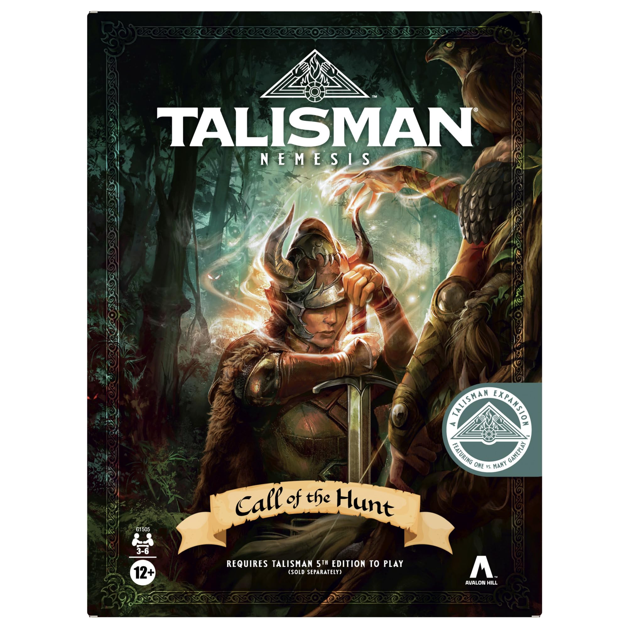 Avalon Hill Talisman Nemesis Call of the Hunt expansion box for new adventures