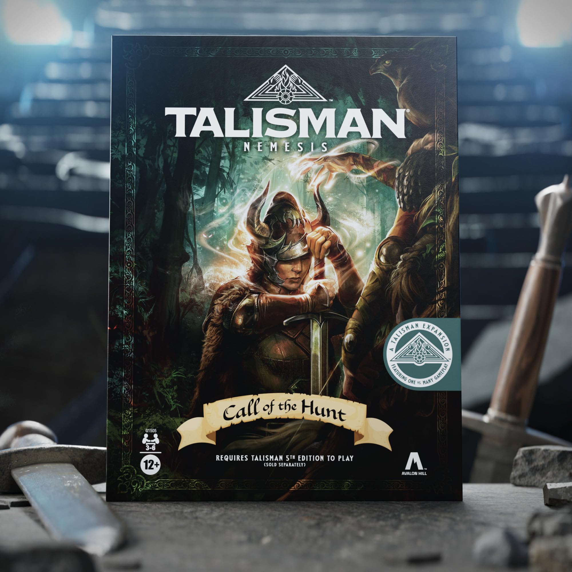 Avalon Hill Talisman Nemesis trials map for setup and navigation