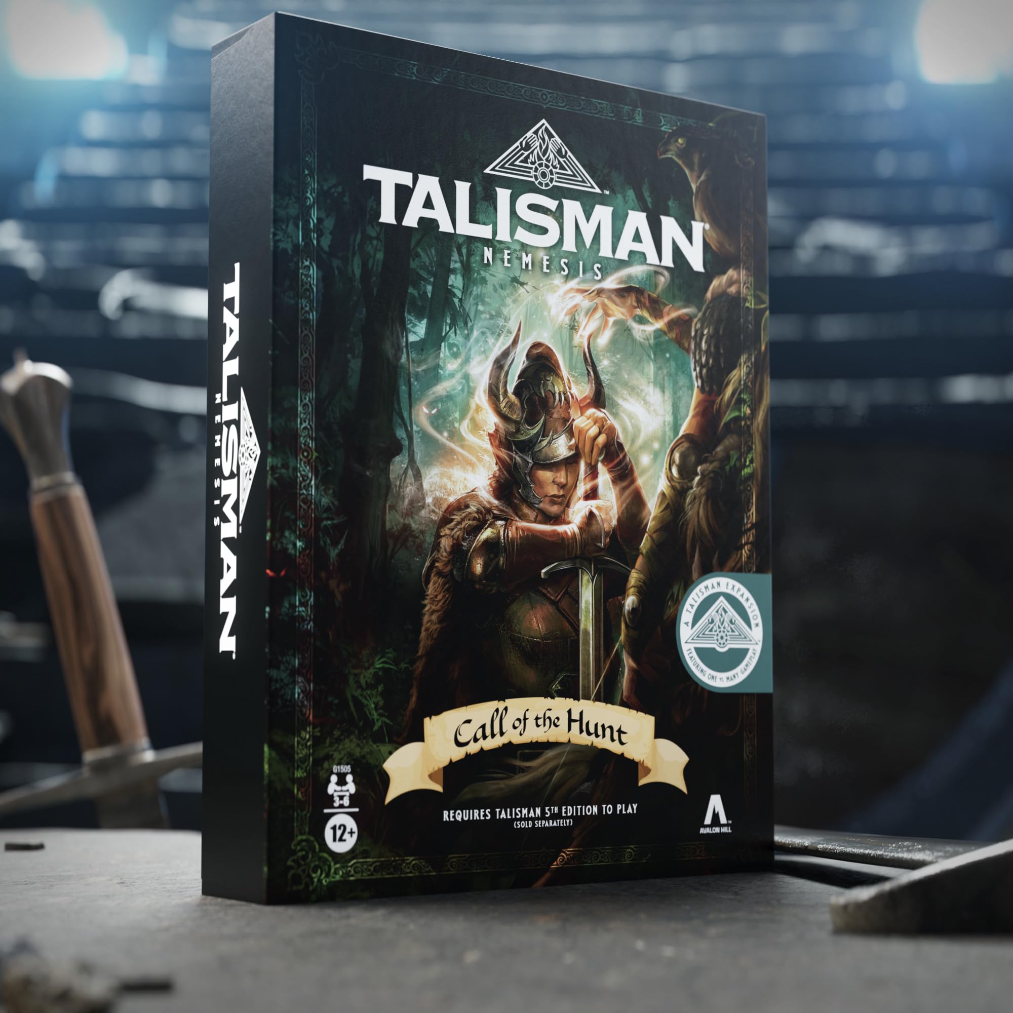 Avalon Hill Talisman Nemesis two-sided overlay transforms the Inner Region