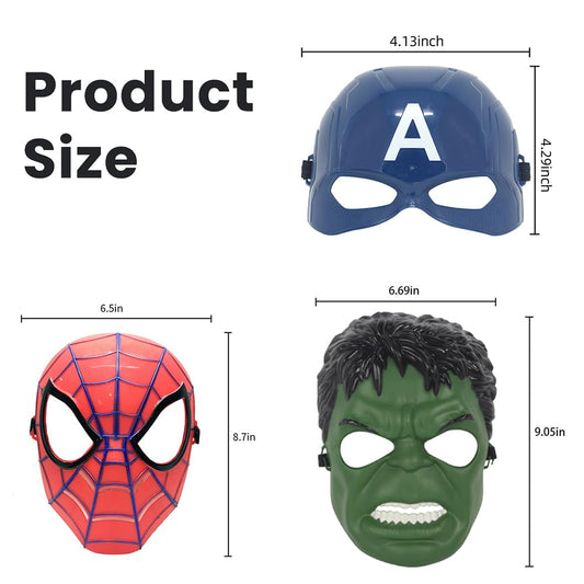 Avazera kids' mask shows depth modeling for immersive superhero play.