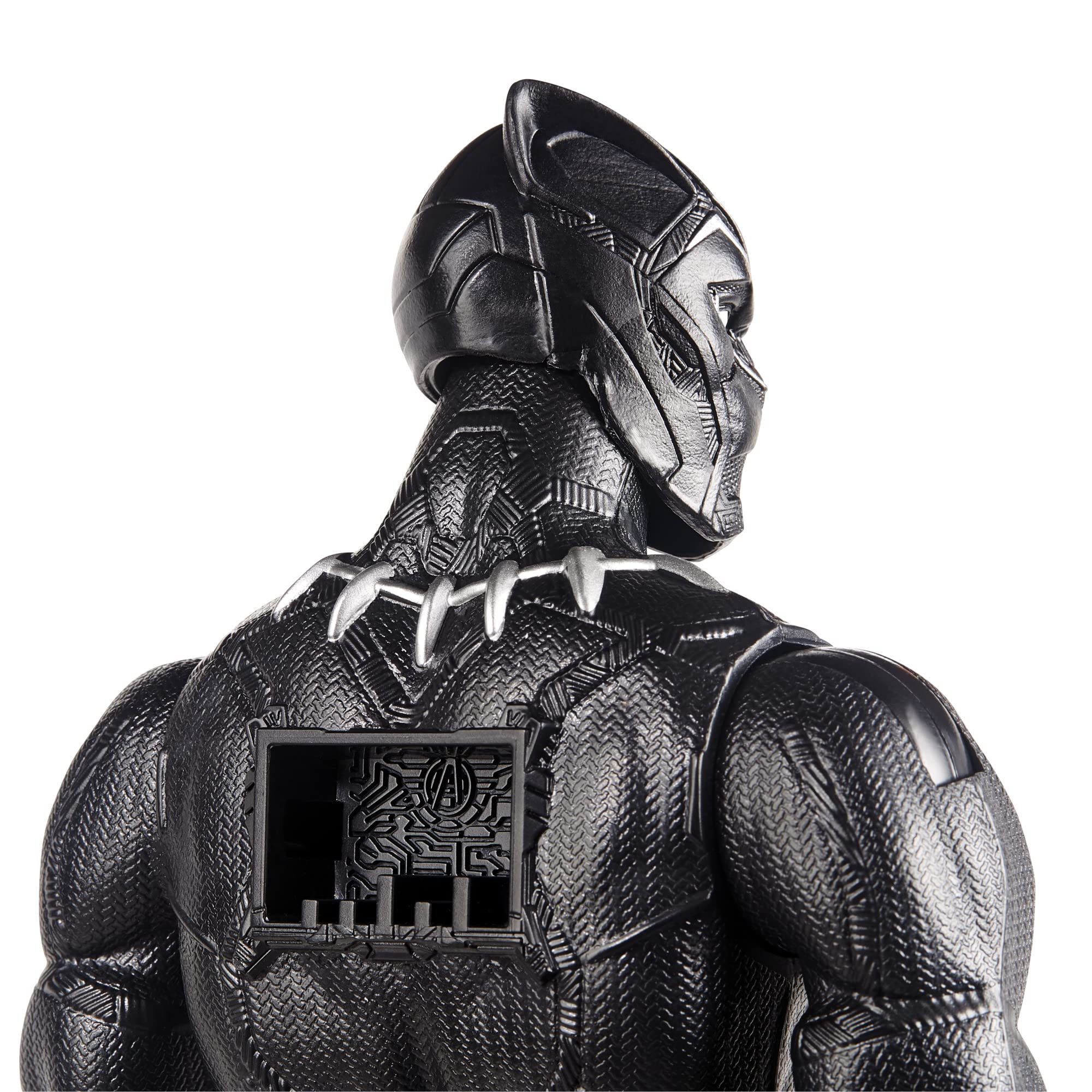 Avengers Black Panther figure detailed sculpt offers authentic Marvel likeness.