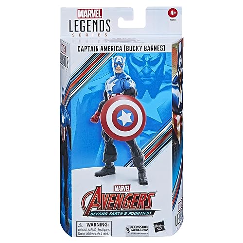 Avengers Captain America Bucky Barnes 15cm articulation joints; supports dynamic posing and display options.