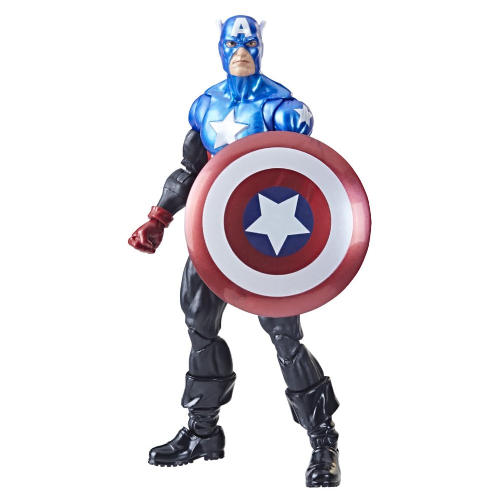 Avengers Captain America Bucky Barnes 15cm textured suit detail; adds authentic feel to Marvel shelf.