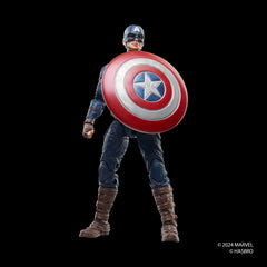 AVENGERS Captain America Endgame figure complements larger Marvel Legends collection