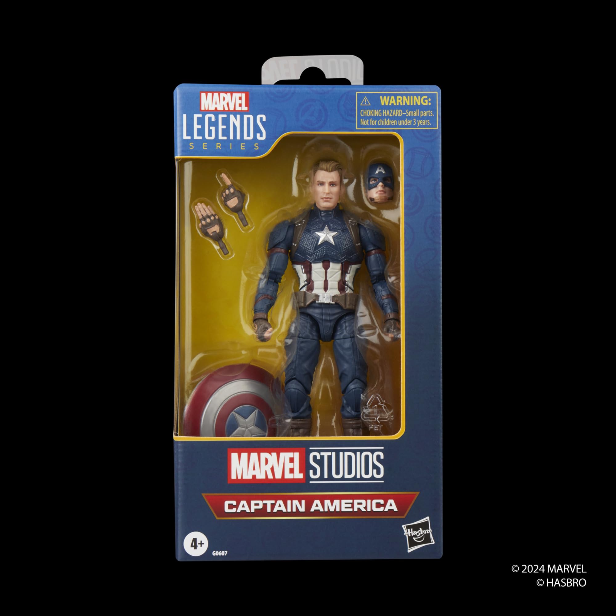 AVENGERS Captain America Endgame figure in dynamic pose for shelf display