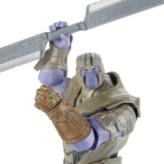 Avengers Endgame Warrior Thanos Deluxe figure Infinity Gauntlet accessory for iconic display and play
