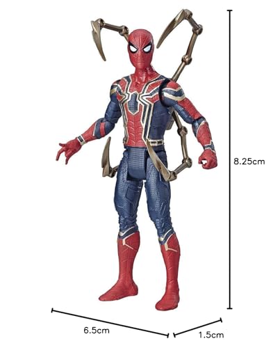 Avengers Iron Spider suit detail captures sleek movie-inspired textures