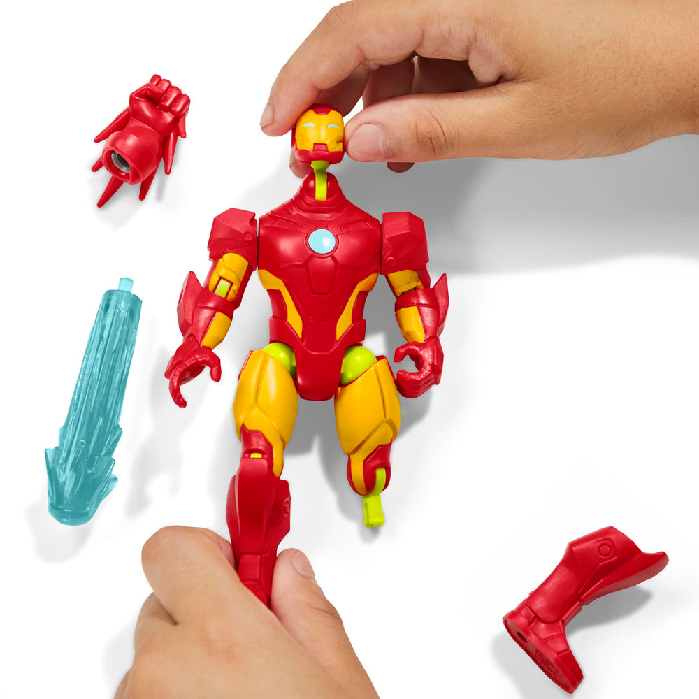 Avengers MixMashers blue repulsor blast accessory adds action effects