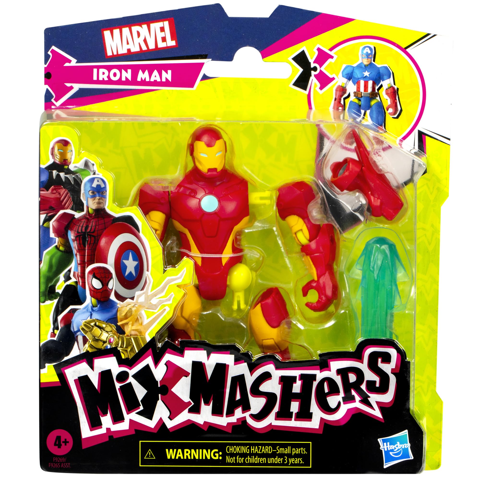 Avengers MixMashers Captain America part enhances custom mashups