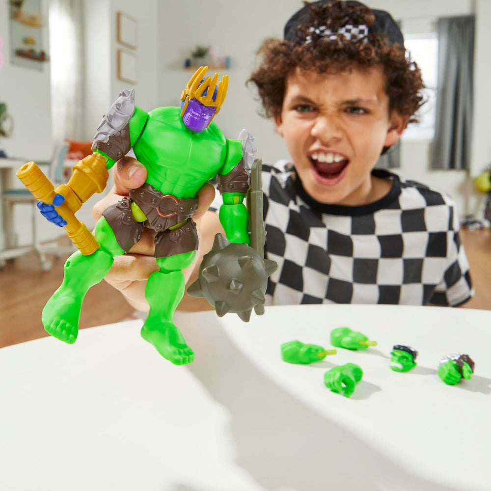 Avengers MixMashers dynamic mash play invites endless figure mash-ups.