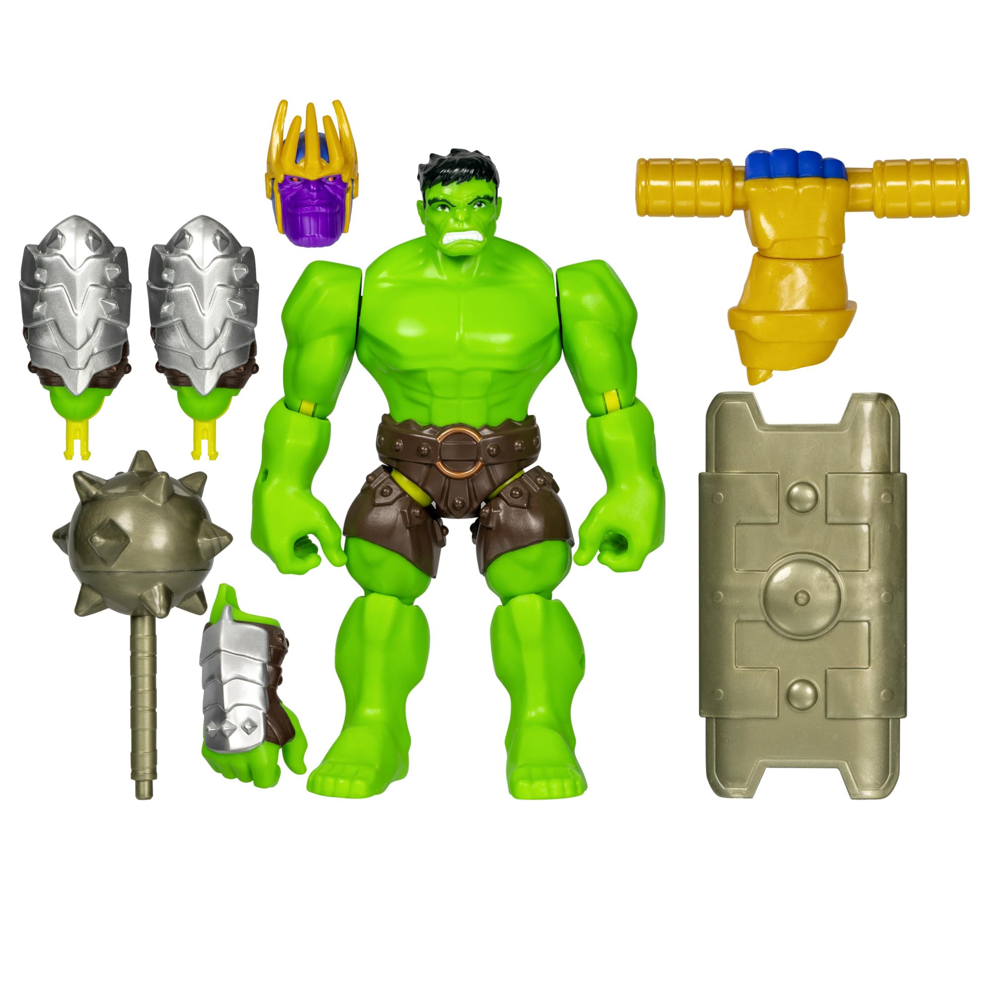 Avengers MixMashers Hulk deluxe figure with interchangeable parts for creative mash-ups.