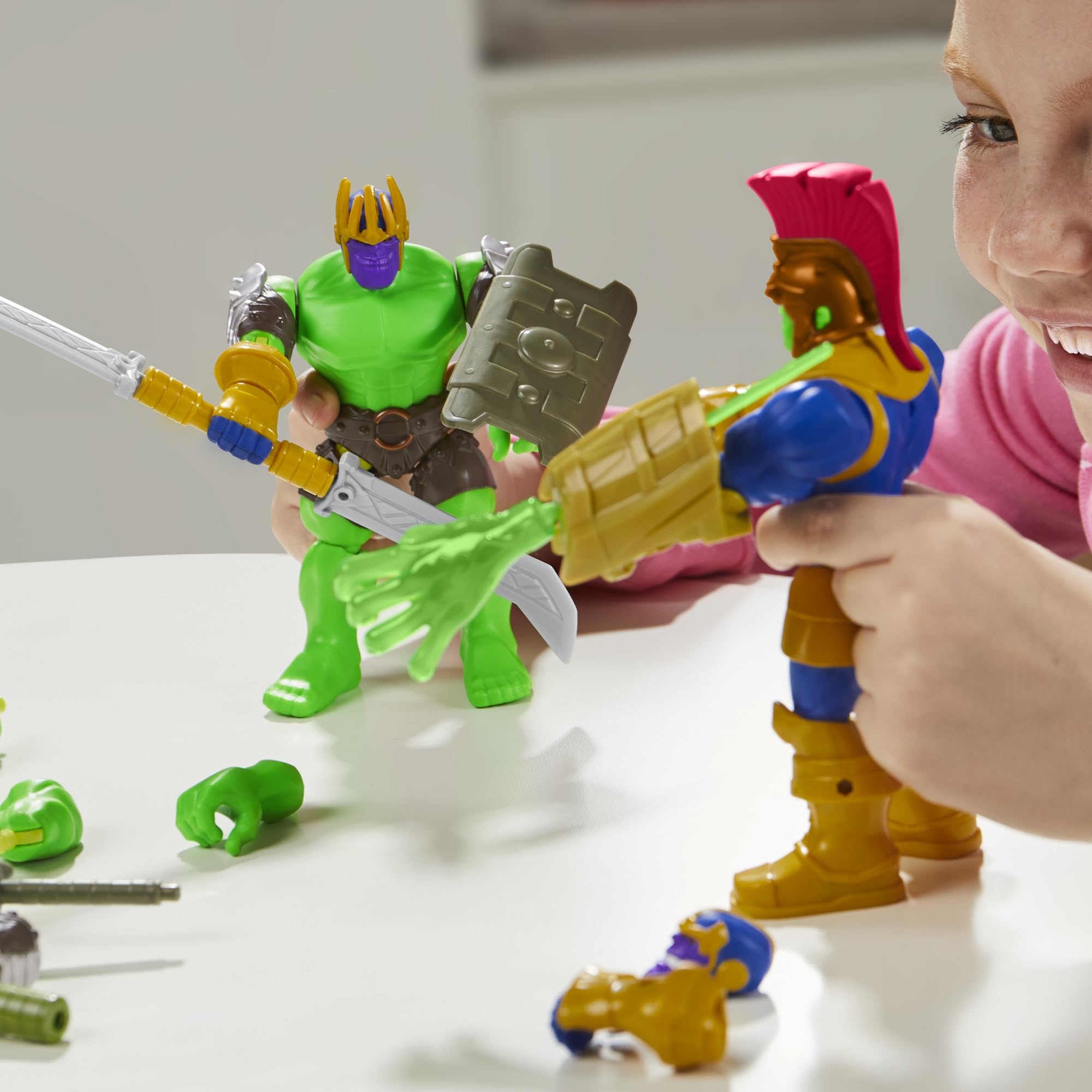 Avengers MixMashers features iconic heroes and villains for familiar mash-up fun.