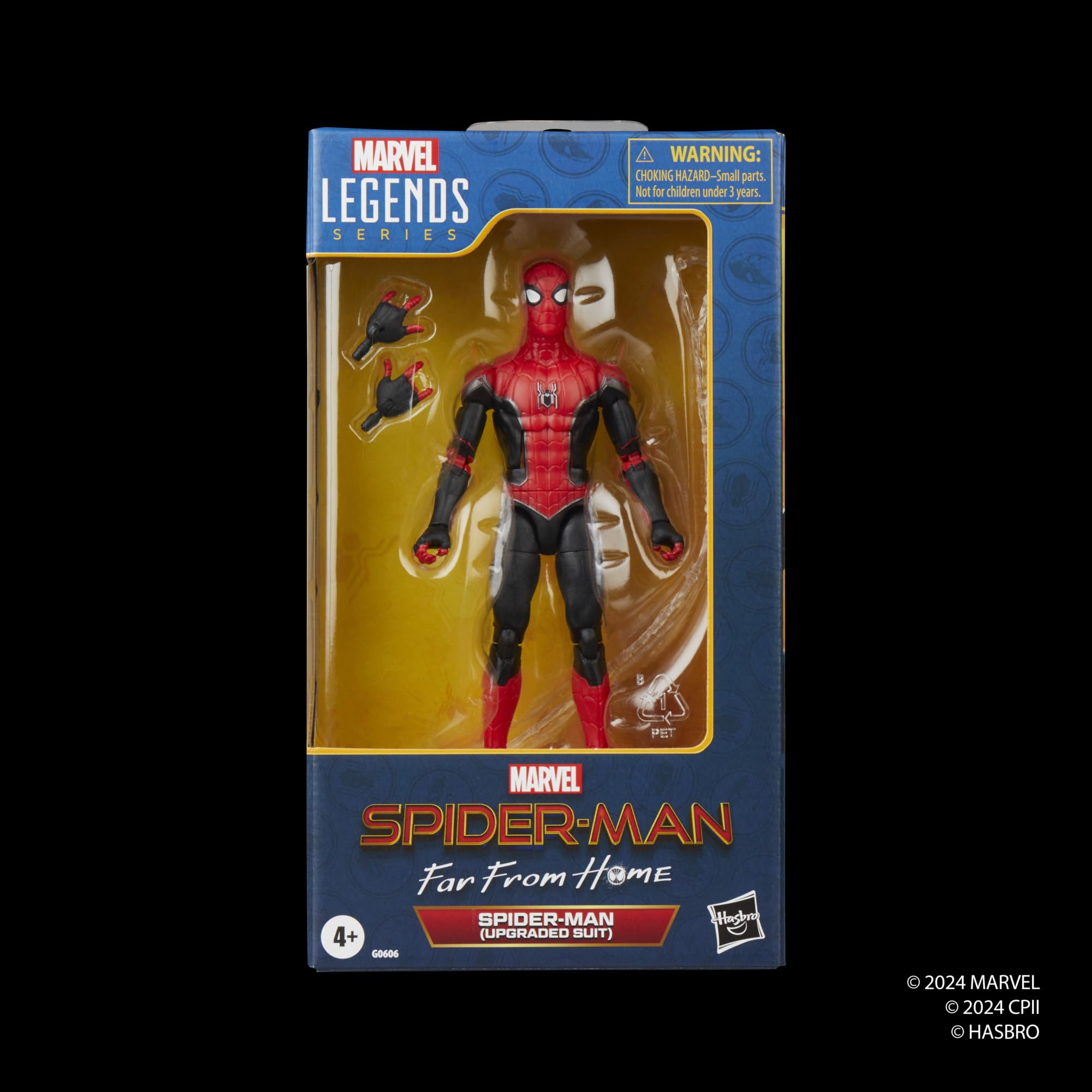 Avengers Spider-Man Upgraded Suit side pose highlights dynamic, action-ready silhouette.