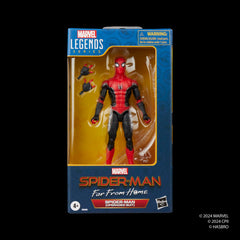 Avengers Spider-Man Upgraded Suit side pose highlights dynamic, action-ready silhouette.