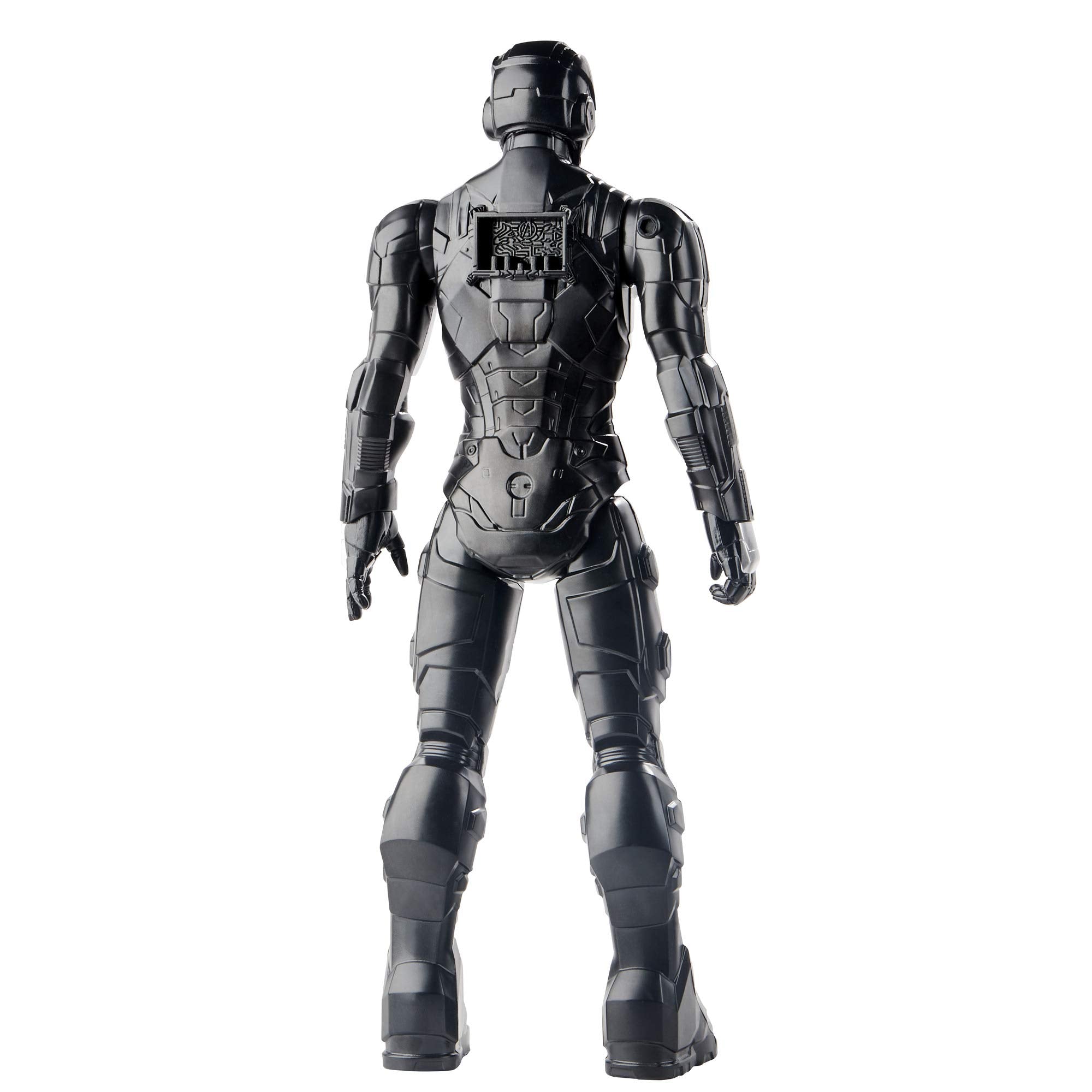 Avengers Titan Hero Blast Gear launcher attachment enables action play.