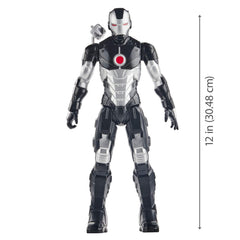 Avengers War Machine armor detail highlights chest and gauntlets for authentic roleplay.
