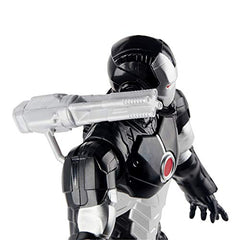 Avengers War Machine technology design emphasizes futuristic armor.