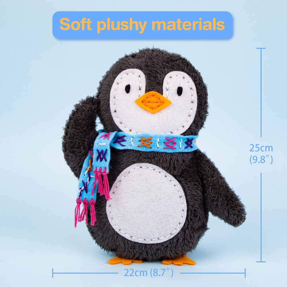 Avenir first sewing kit sloth plush—calming, easy sewing for beginners.