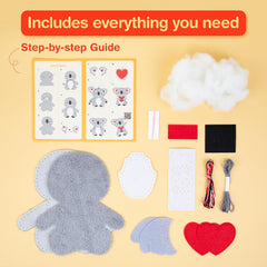 Avenir My First Sewing Kit llama plush – cozy material for easy hand-stitching