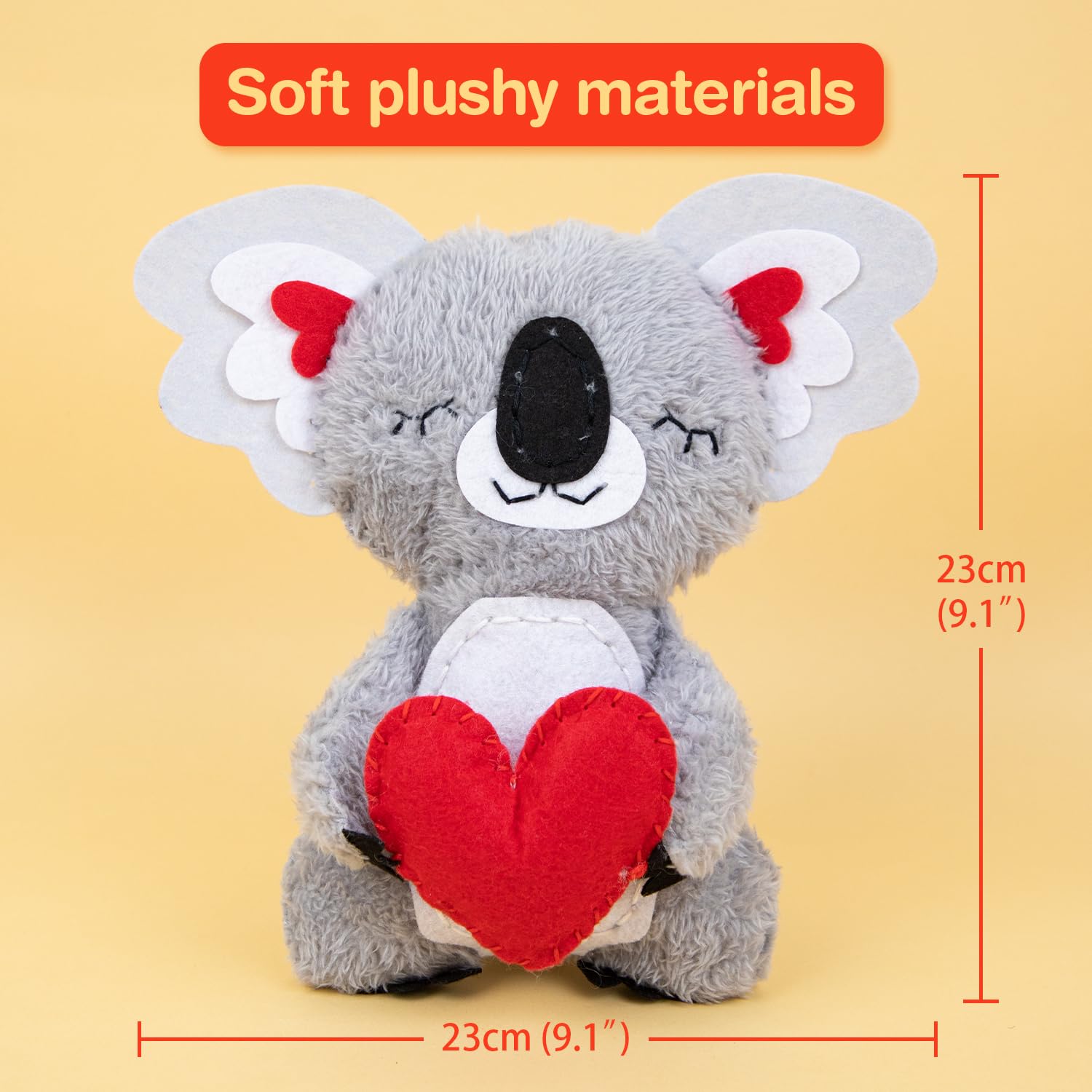 Avenir My First Sewing Kit sloth plush – soft textures for mindful crafting