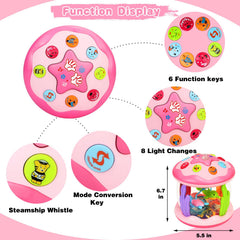 Avesa dolphin-turtle-melody-rotation enhances listening and imaginative play