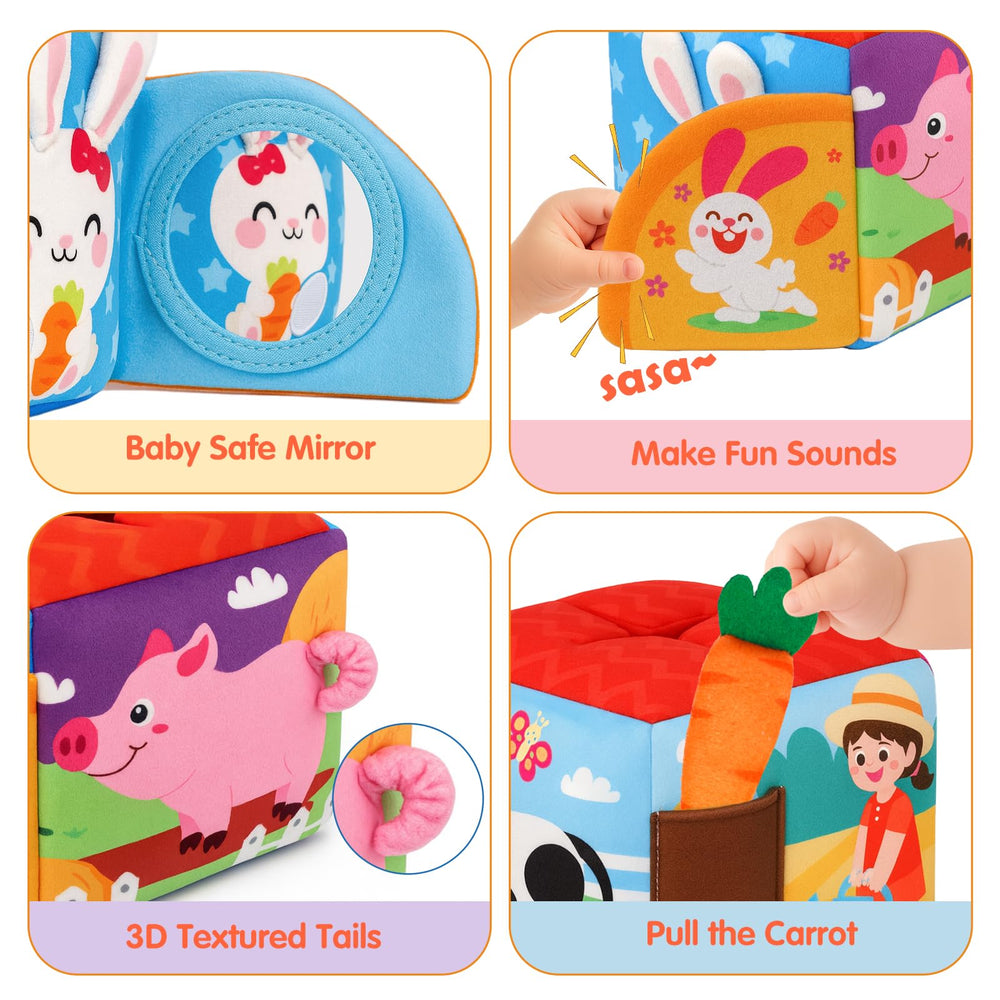 Avesa mirror play panel for self-recognition and visual tracking
